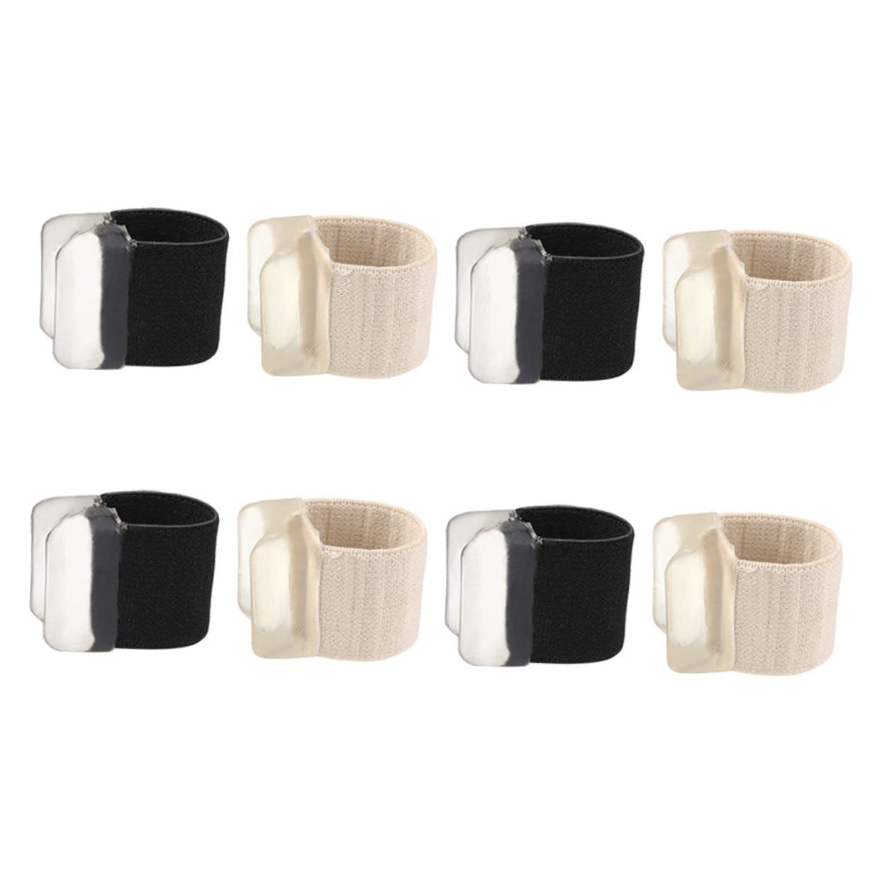 BEBEMOKO Men's Toe Separators Toe Separators for Bunions 4 Pairs Comfortable Foot Care