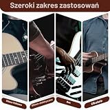 COACOM 1 sztuka Klips do Gitary z mieszaniem kolorów folią i rolką strunową, niezależny karton imbryanggium, ukulele