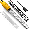 Stainless steel cheese and citrus zester grater wextra sharp blade perfect for lemons parmesan garlic chocolate spice up any kitchen dish in seconds with your premium hand held shredder  urban country home decor