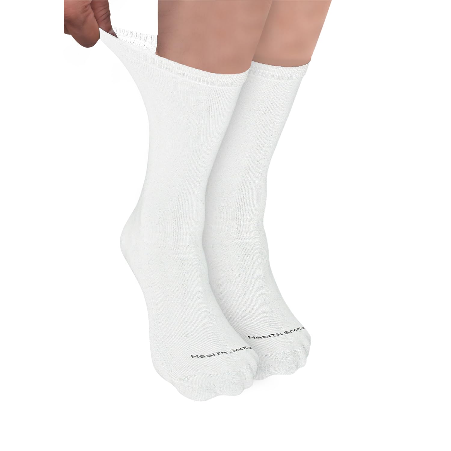 FOOTPRINTS Unisex Organic Cotton Bamboo Diabetic Care Calf Lenght Socks | Thicker Soft Comfy Seamless | Pack of 3-picture-20