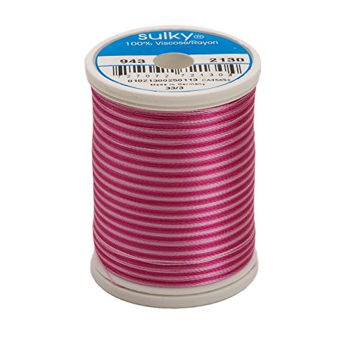 Sulky Of America 268d 40wt 2-Ply Variegated Rayon Thread miniatura 1