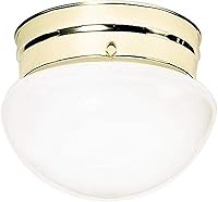 Vista 9 de NUVO SF77/062 Dos luces de montaje empotrado de hongos, vidrio blanco/blanco