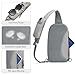 G4Free Leichte Brusttasche & Schultertasche Sportliche-Sling Bag Herren Damen für Reise Wandern Laufen Klettern