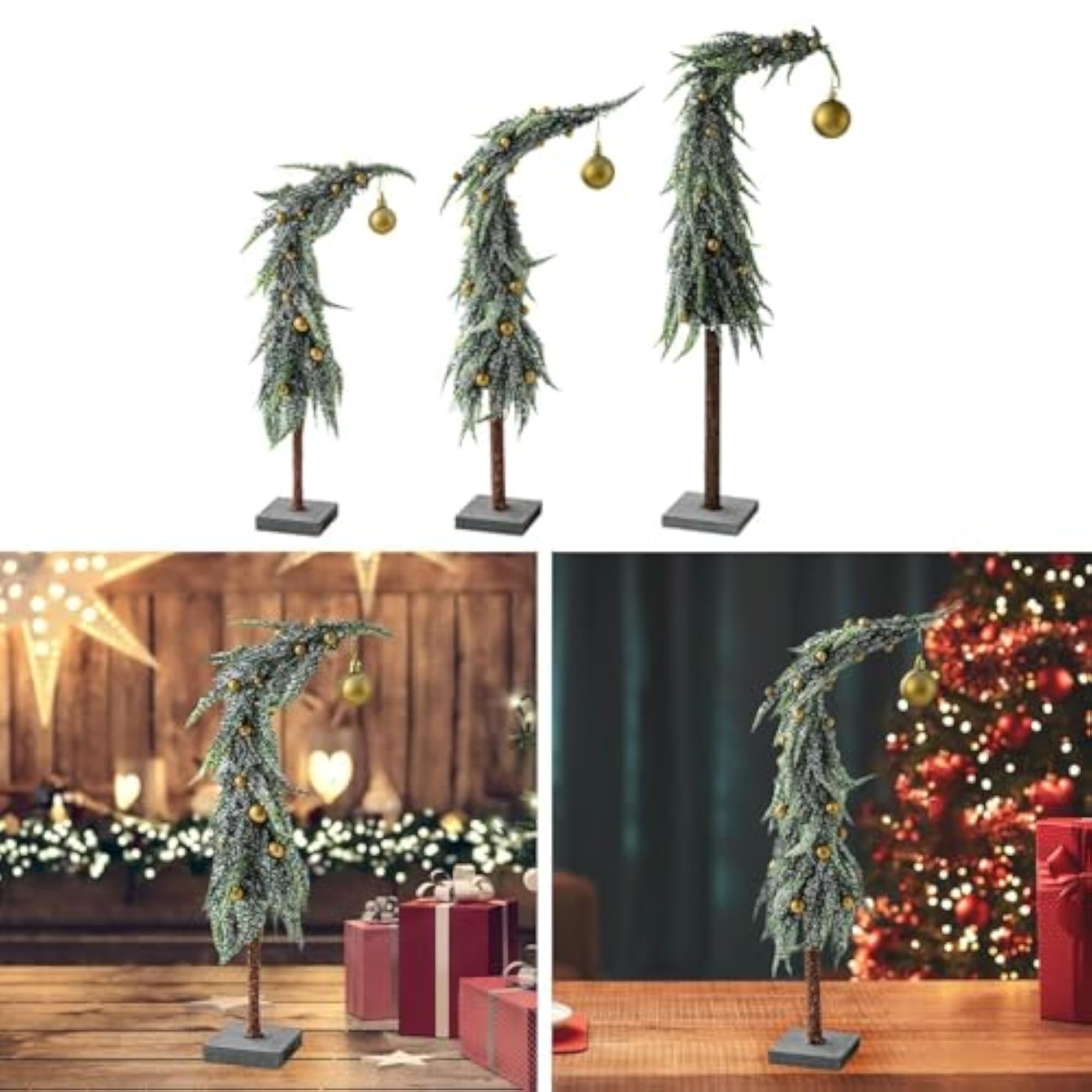 Small Tabletop Artificial Christmas Tree for Indoor Decoration