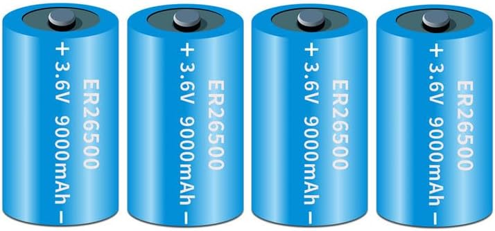 Batería recargable de 3.6V 9000mAh 26500 Batería de gran capacidad para faro, linterna LED, mini ventiladores, etc. 2 unidades