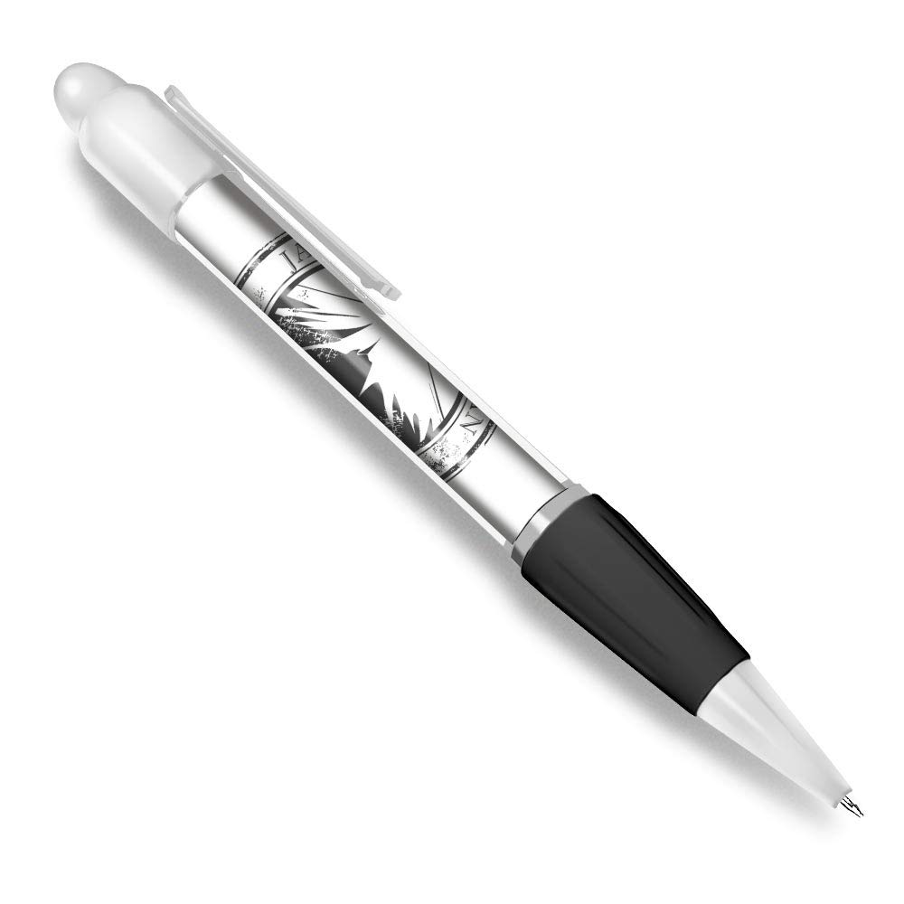 Destination Vinyl ltd Beautiful and comfortable White Ballpoint Pen(Black Ink) BW - Japan Tokyo Mount Fuji Travel #39931