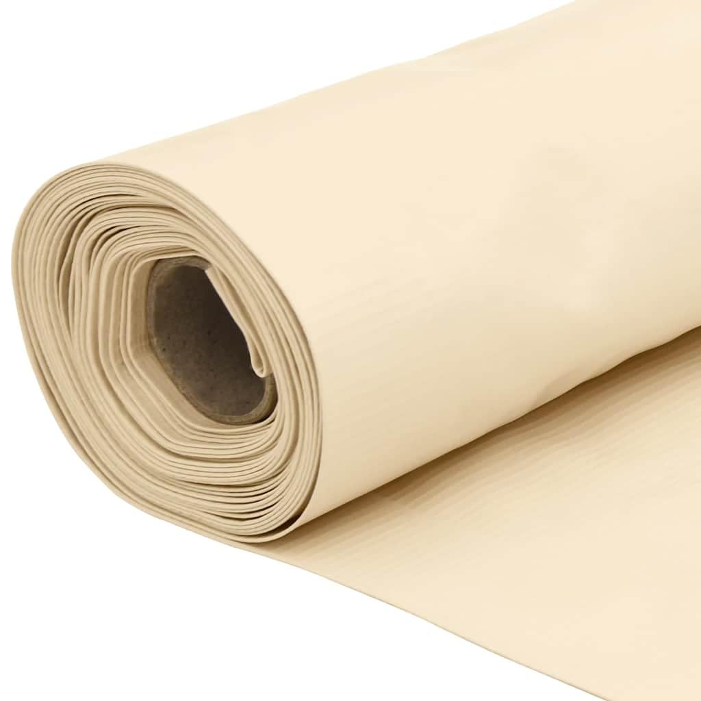 Paravent de Balcon, PVC Résistant aux Intempéries, Brise-Vue Occultant, Idéal pour Terrasse et Jardin, 600 x 90 cm, Crème