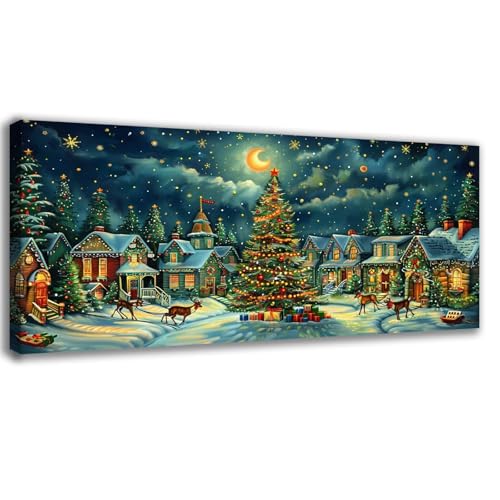 Kit peinture diamant strass cabine lune idée cadeau femme loisir créatif