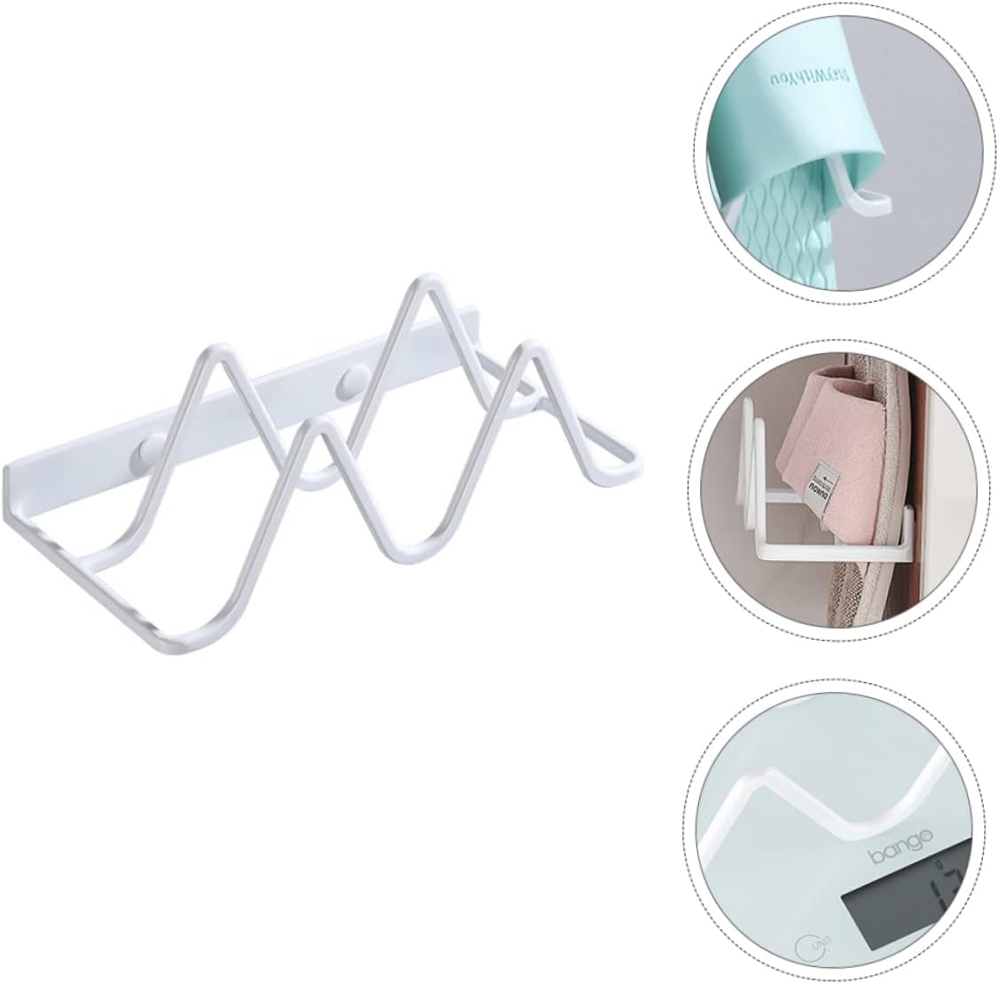 CHILDWEET White Space Aluminum Slipper Holder Wall-Mounted Non-Punching Shoe Organizer Bathroom Shoe Rack for Home Storage Easy Installation Slipper Shelf