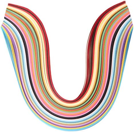 Xeminor Paper Quilling 26 Colors 260 Art Strips Quilling Paper for DIY Crafts and Paper Arts