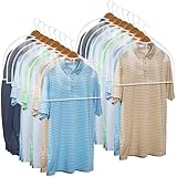 Handy Laundry Clear Vinyl Shoulder Covers - Set of 16 Garment Protectors Keep your Suits, Dresses, Blouses, & Dust Free - Protect and Store your Clothing while In and Out of Season