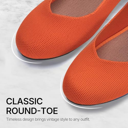 Image of Tanamo Ballet Flats for Women, Soft Knit, Work Travel Everyday Shoes