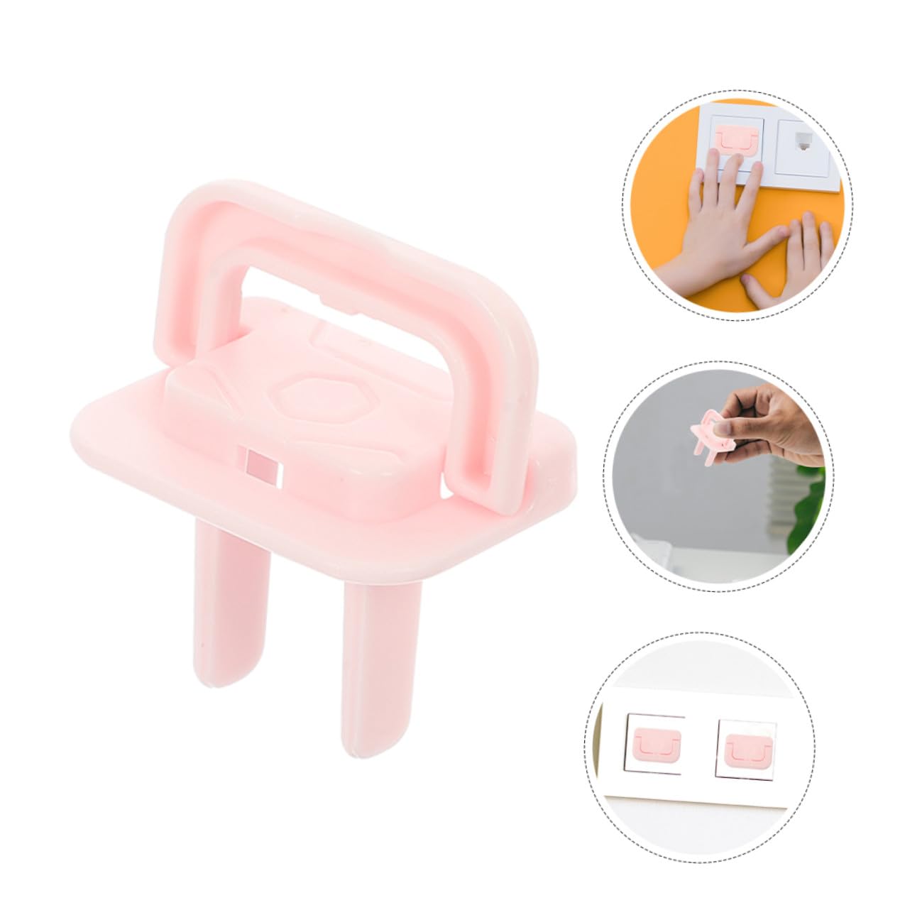 Toyvian 40pcs Safety Electrical Outlet Covers Childproof Socket Protectors Plastic Electric Outlet Covers for Proofing Home Safety