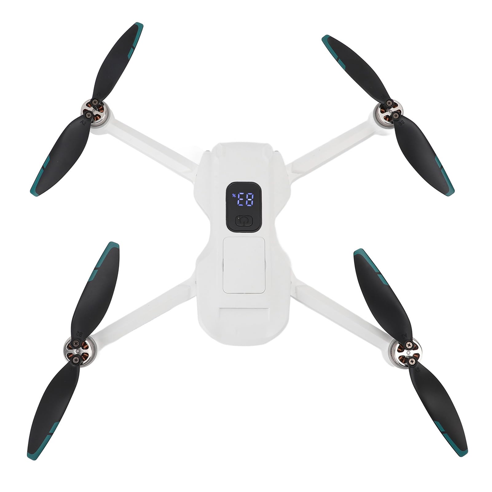 GOWENIC Drust z Podwójnym Aparatem z EIS, Quadkopter 4K FPV z aplikacją i Wi -Fi, 20 Minut Lotu, Zasięg Kontroli 2000 M, Inteligentne Unikanie Przeszkód, Automatyczne Powrót (2 baterie)