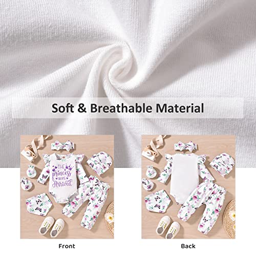 Aalizzwell Baby Girl Long Sleeve Floral Fall Winter Outfit4