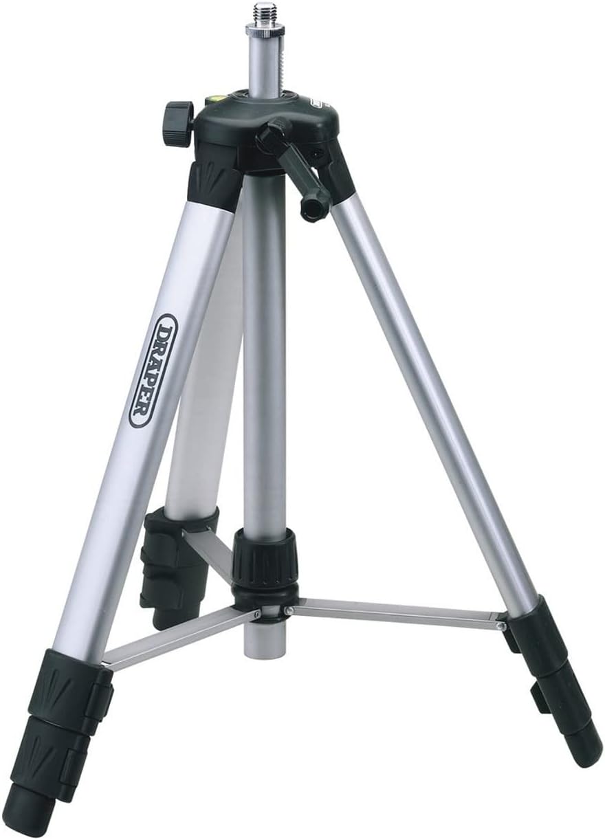 Draper 65643 Tripod For L/Level Rot/Base , Black