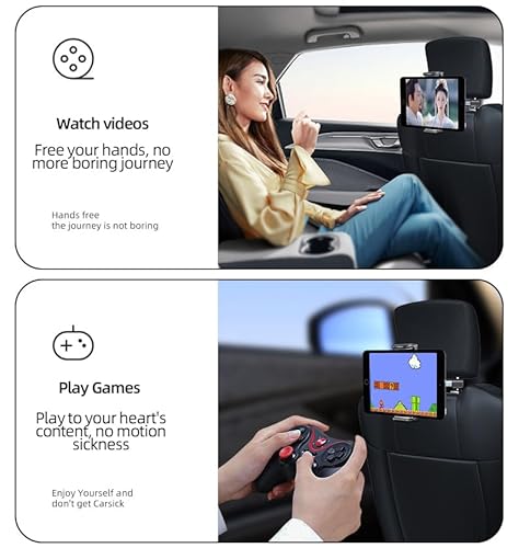 ipad Car Holder Back Seat Any Rotation Adjustable Tablet Holder For Car Aluminum Alloy ipad Car Moun