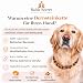 Bernsteinkette Hund | Verstellbares Bernsteinhalsband für Hunde & Katzen mit Lederband | Hundehalsband