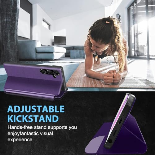 Housse Samsung Galaxy A35 violette pour sécuriser vos déplacements