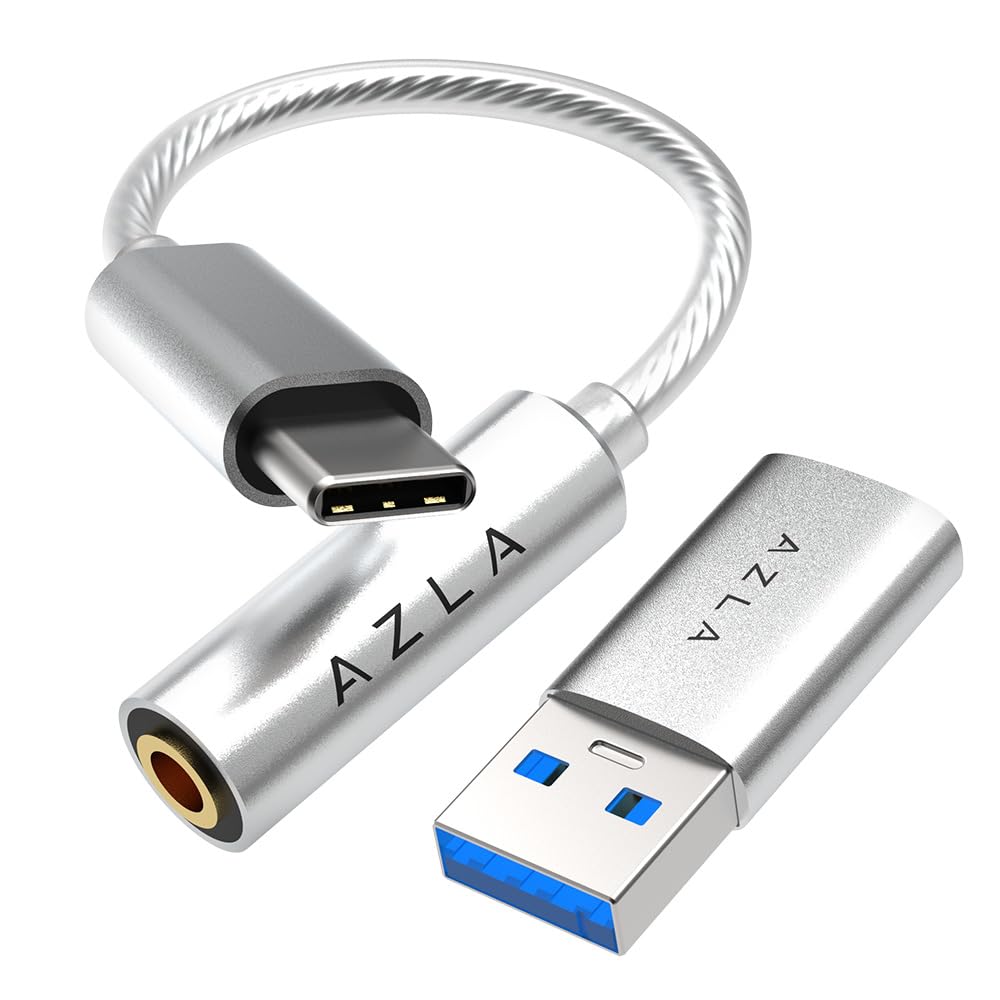 Amazon.com: AZLA A100 Smart DAC – USB C to 3.5mm Audio Adapter
