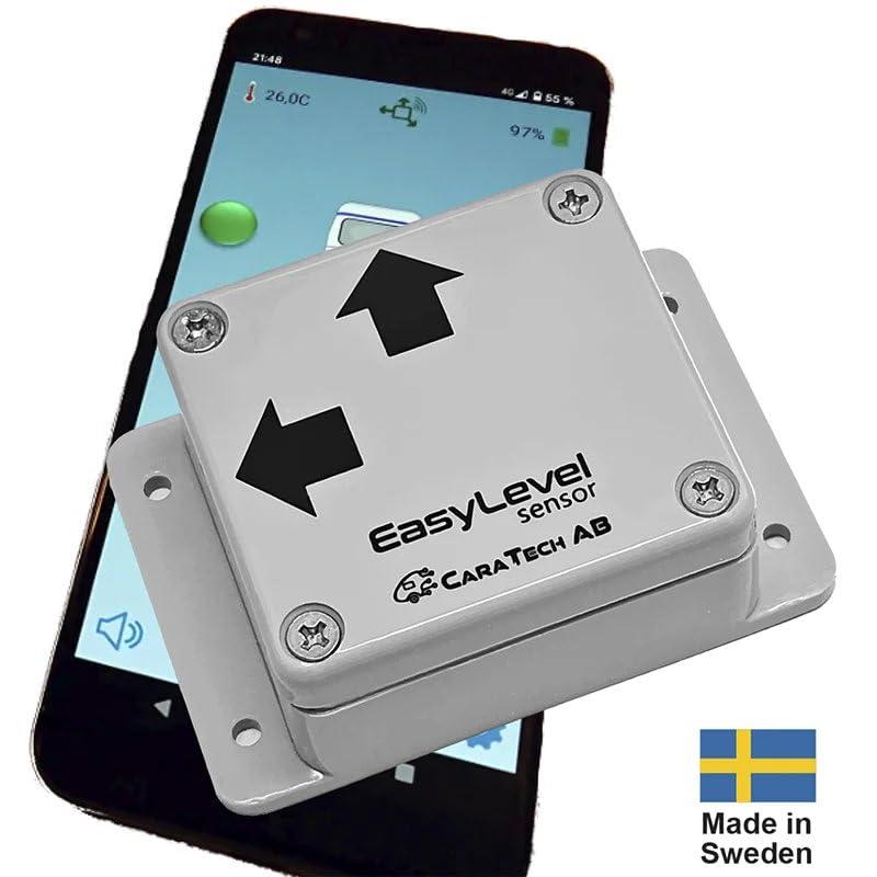 CaraTech EasyLevel Nivel digital con aplicación para autocaravana remolque