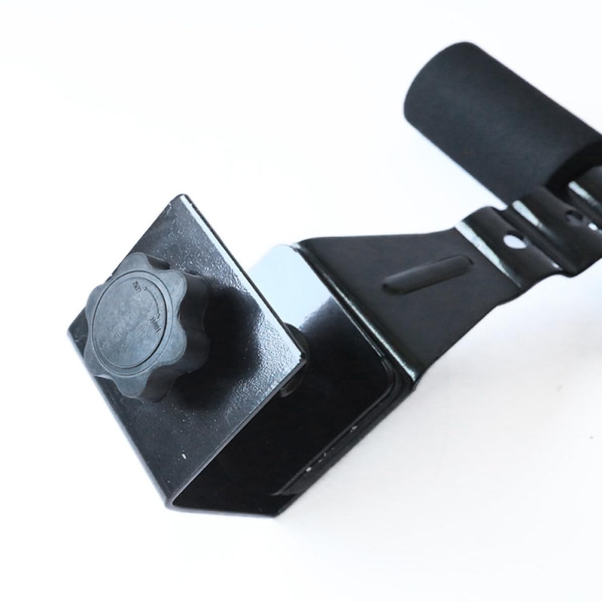 Tür Sit Up Bauchtrainer Tragbarer Brustexpander Schwarz Eisen