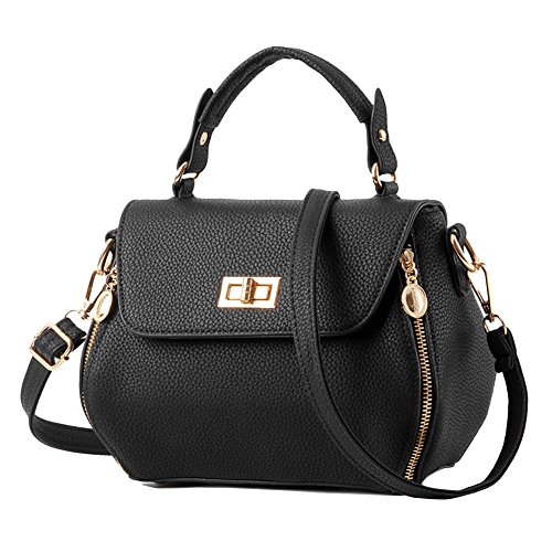 ZiXing Mode Pu Cuir Petit Sac Bandoulière Pour Femme Bandoulière Satchel/Sacs Portés Main Noir