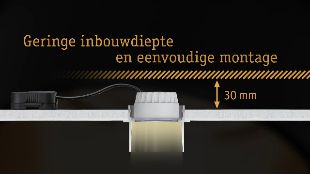 92472 Led Spots Encastrés Modul Choose Coin Kit De 3 Rond 50 Mm 3X6W
