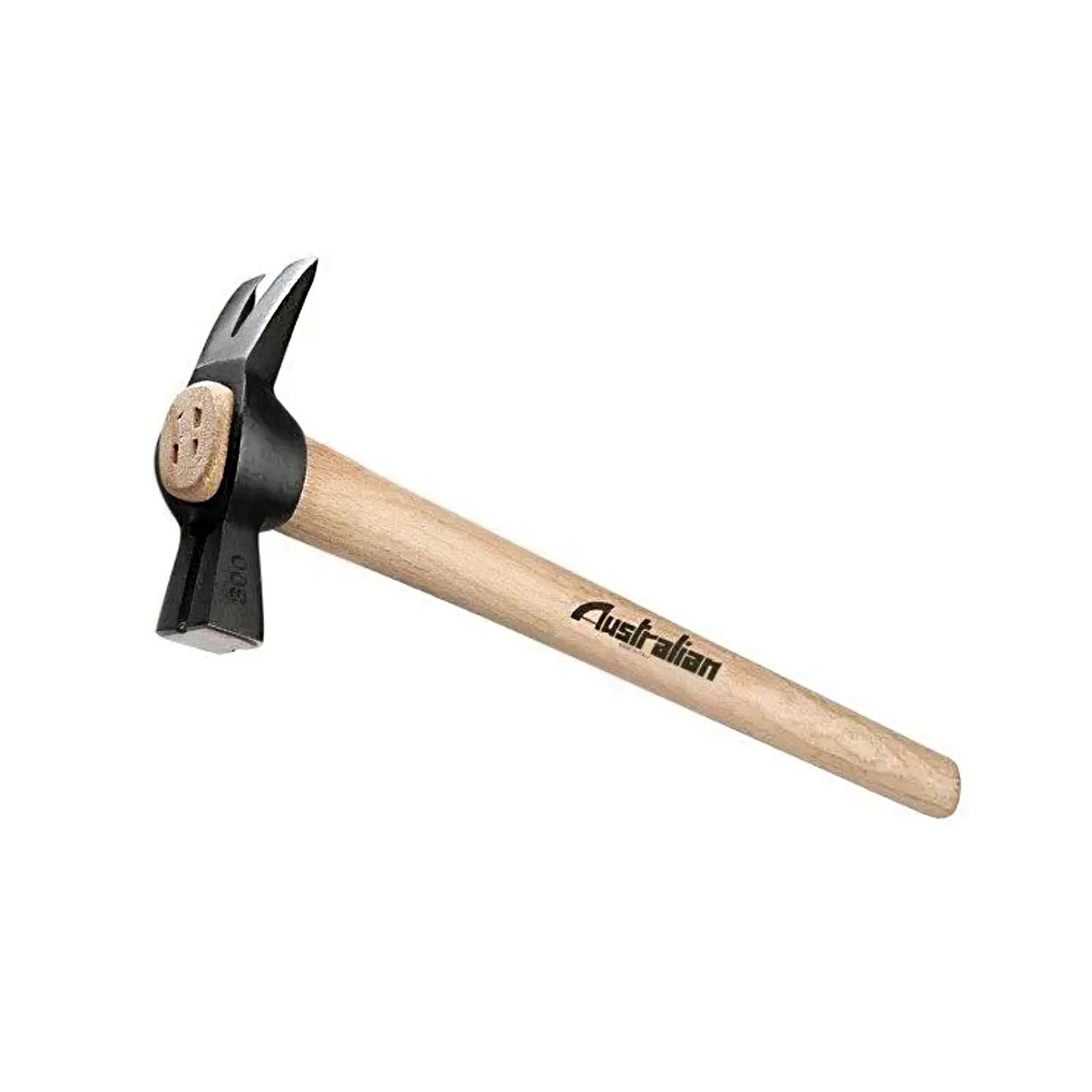 La zappa Martello per carpentiere con manico in legno resistente (400 gr/450 mm)