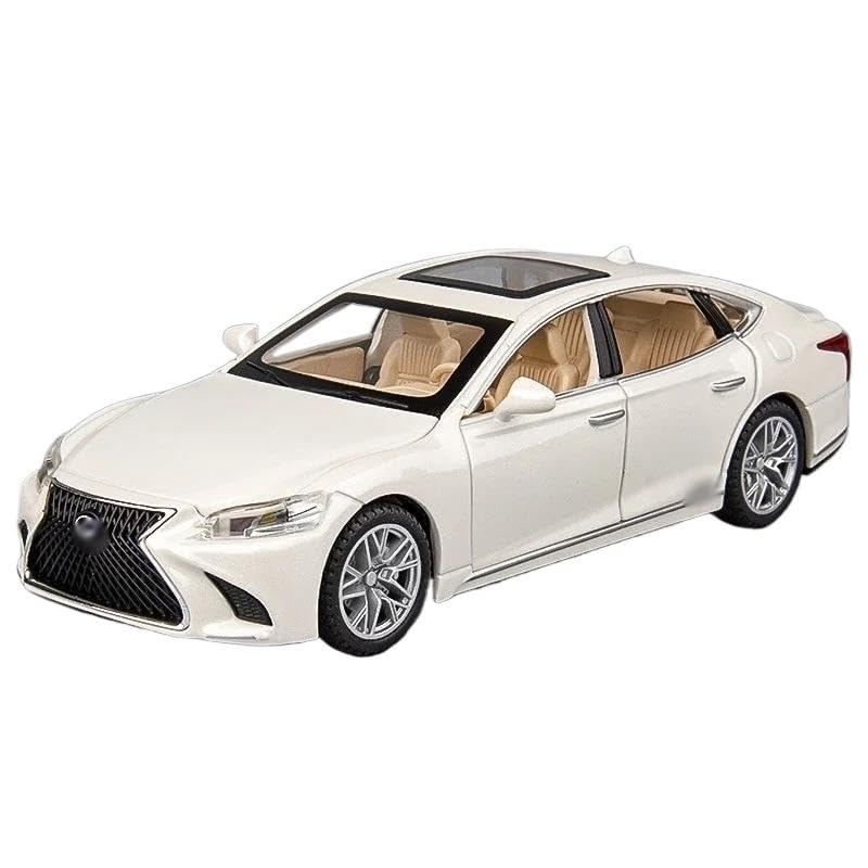 Giocattoli per amanti dell'automobile, decorazione per auto LS500H, scala 1:32, in lega, modellini e veicoli giocattolo, modellino di auto in metallo, alta simulazione, suono di luce, collezione