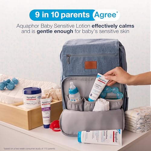 Image of Aquaphor Baby Sensitive Lotion, Baby Lotion to Soothe and Moisturize Delicate Skin, 8 Oz