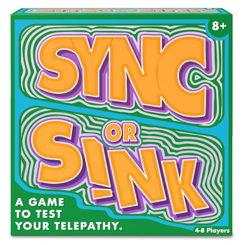 Sync or Sink - Hilarious Family Card Game for Kids, Teens & Adults...