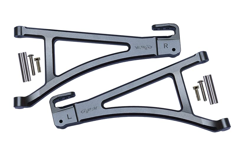 Bras de suspension Traxxas E-Revo 2.0 VXL inférieur alu robuste gris