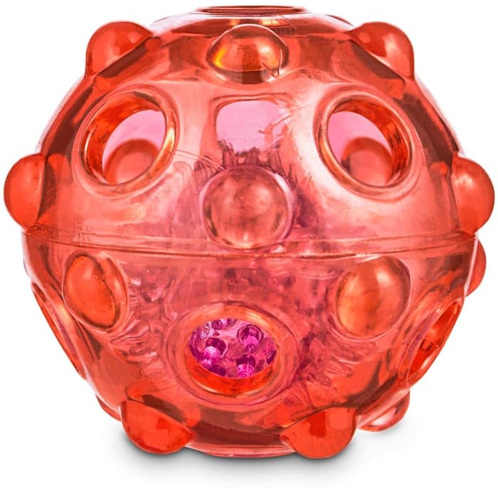 Petco Brand - Leaps & Bounds Chomp and Chew Light Up Ball Dog Toy