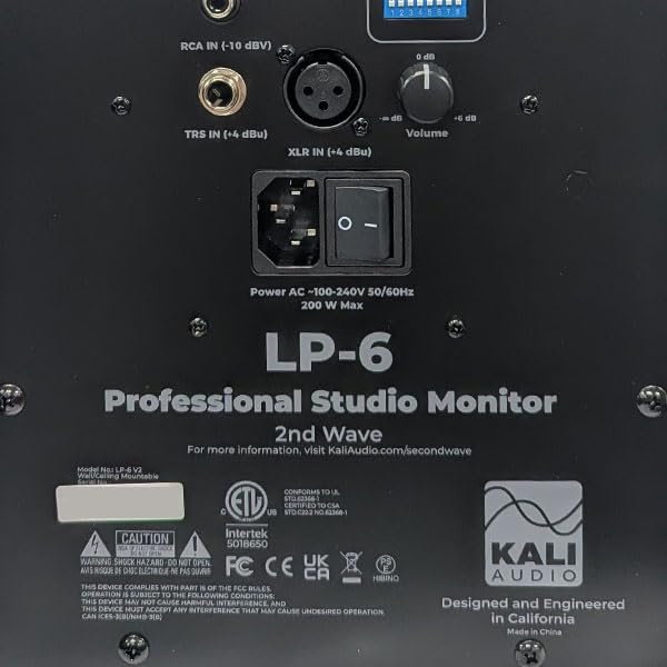 Amazon | [Kali Audio] LP-6 V2 パワードモニタースピーカー DTM