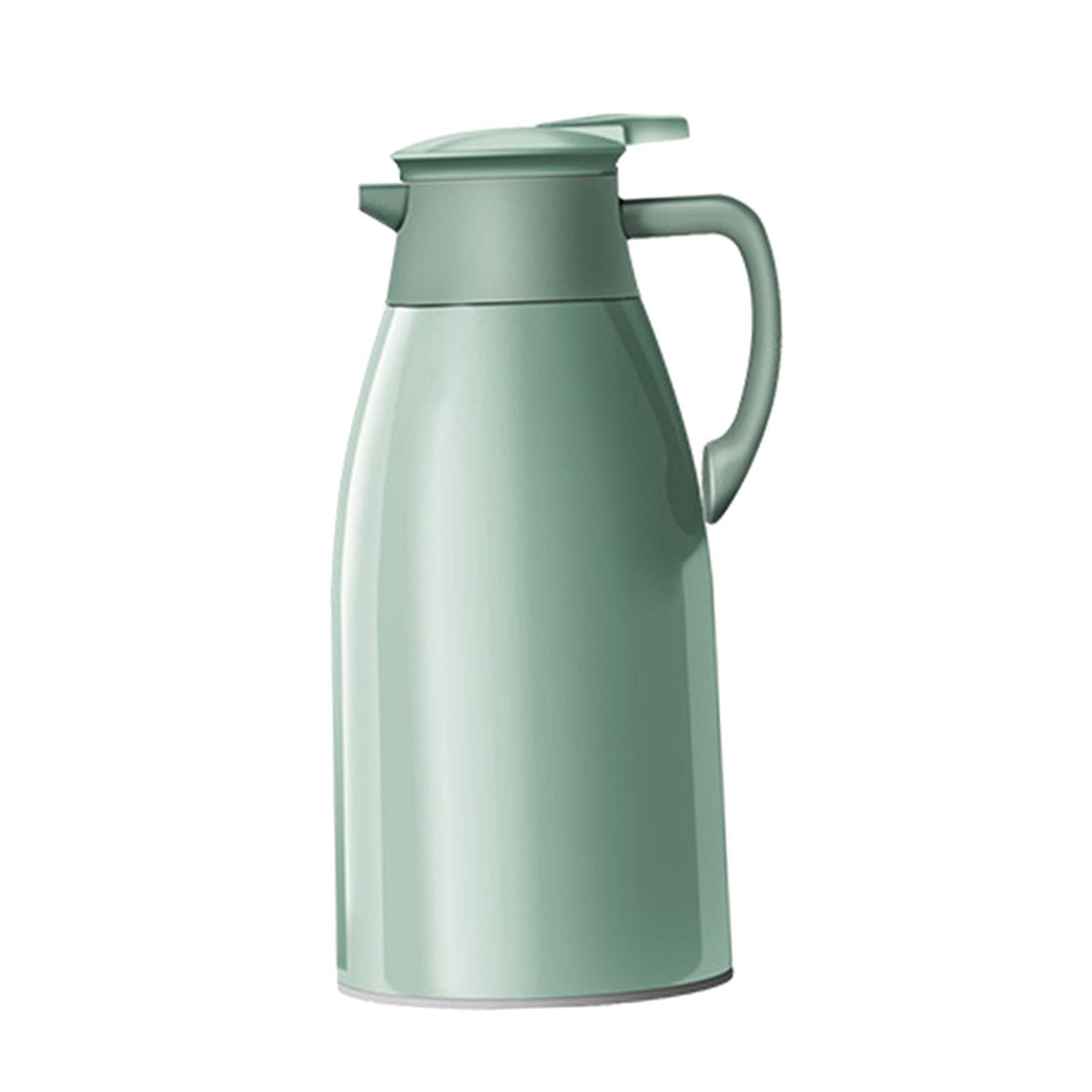 Ailan Caraffa per caffè isolata sottovuoto che la freschezza offrendo al contempo una presa e un controllo facili a ogni versamento. Distributore di, Verde, 1.9 litri