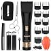 WARMLIFE Cord/Cordless Hair clippers electric Hair trimmers for Men Kids and Babies with Scissors Combs Rotary Motor Quiet Home Barber Fade Clipper Self Hair Cutting Haircut Grooming Kit (Black)