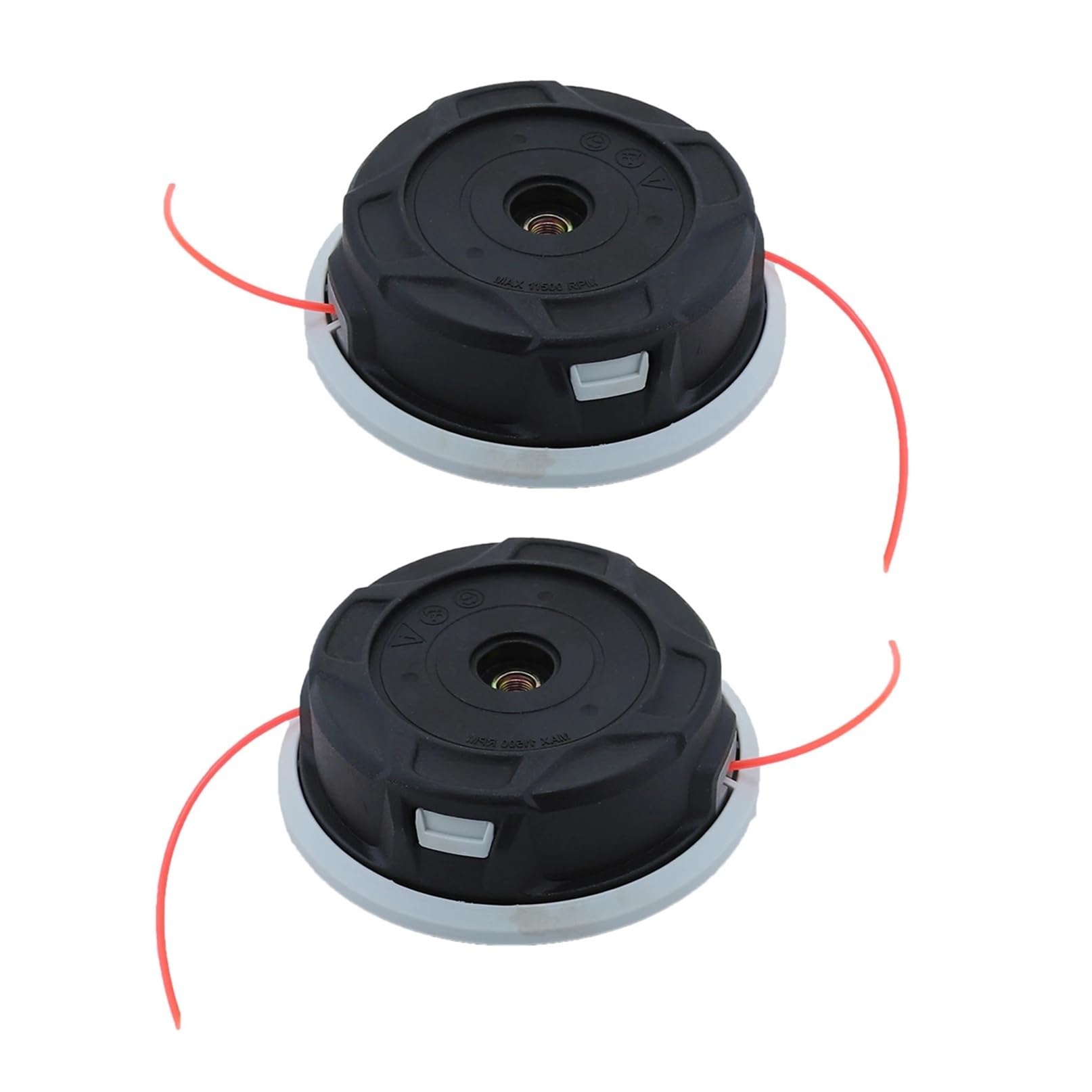 Accesorios universales for cortacésped (Juego de 2 Piezas): Cabezal/Corte for máquina podar — Compatible con Cabezales desbrozadora C 26-2