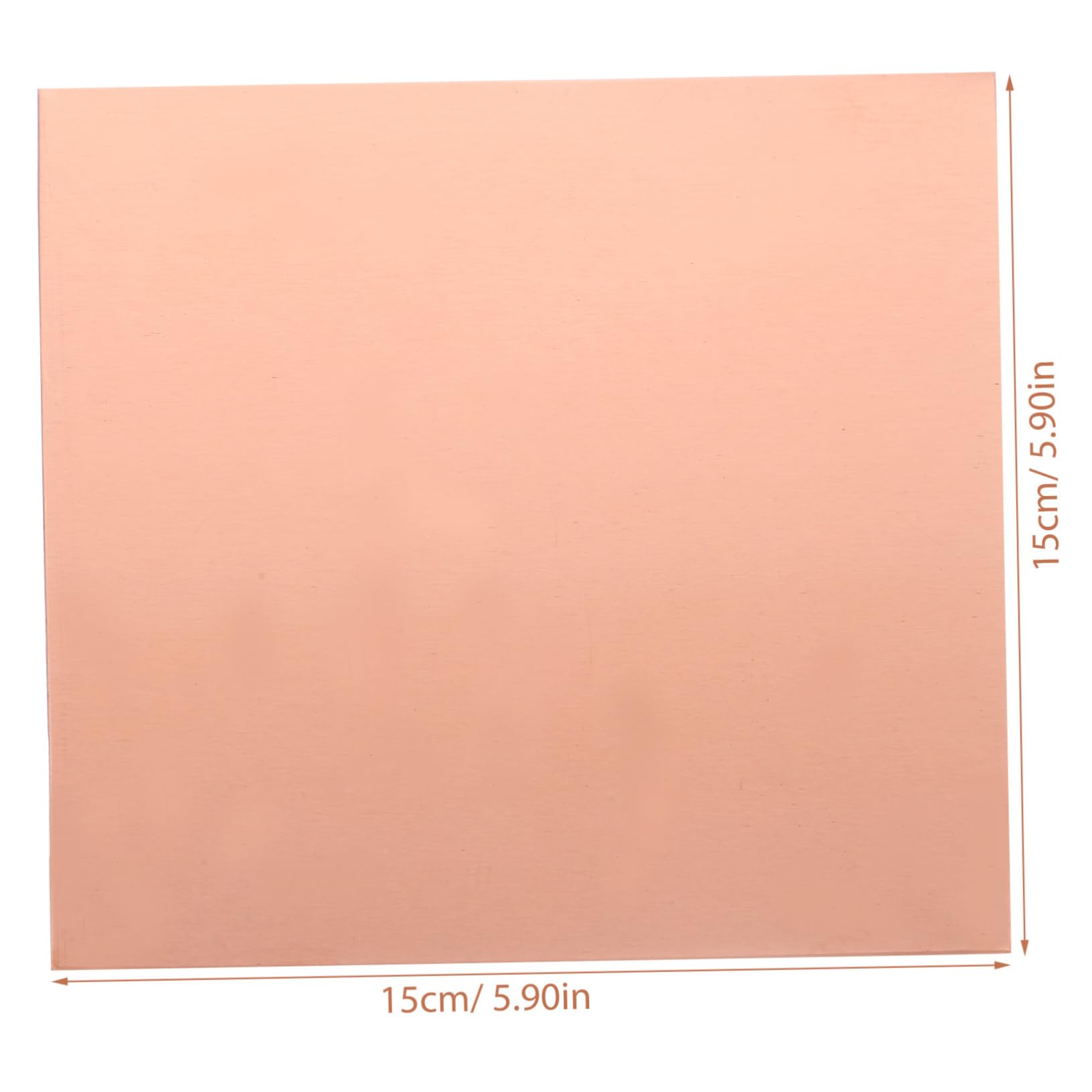 MUSISALY Sturdy 1 Sheet Copper Sheet Plate for Jewelry Crafting Metal Sheets for DIY Projects