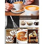 QJRGUY Semi-Automatic Machine, Espresso with Milk Frother, Latte and Cappuccino Coffee Maker, 15 of Pressure, 1.7L Tank, 1450W, Stainless Steel - Image 7