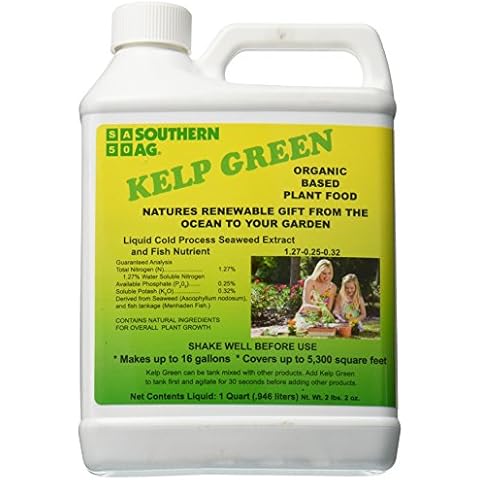 Kelp Green Liquid Organic Ferilizer 32oz Quart Cover
