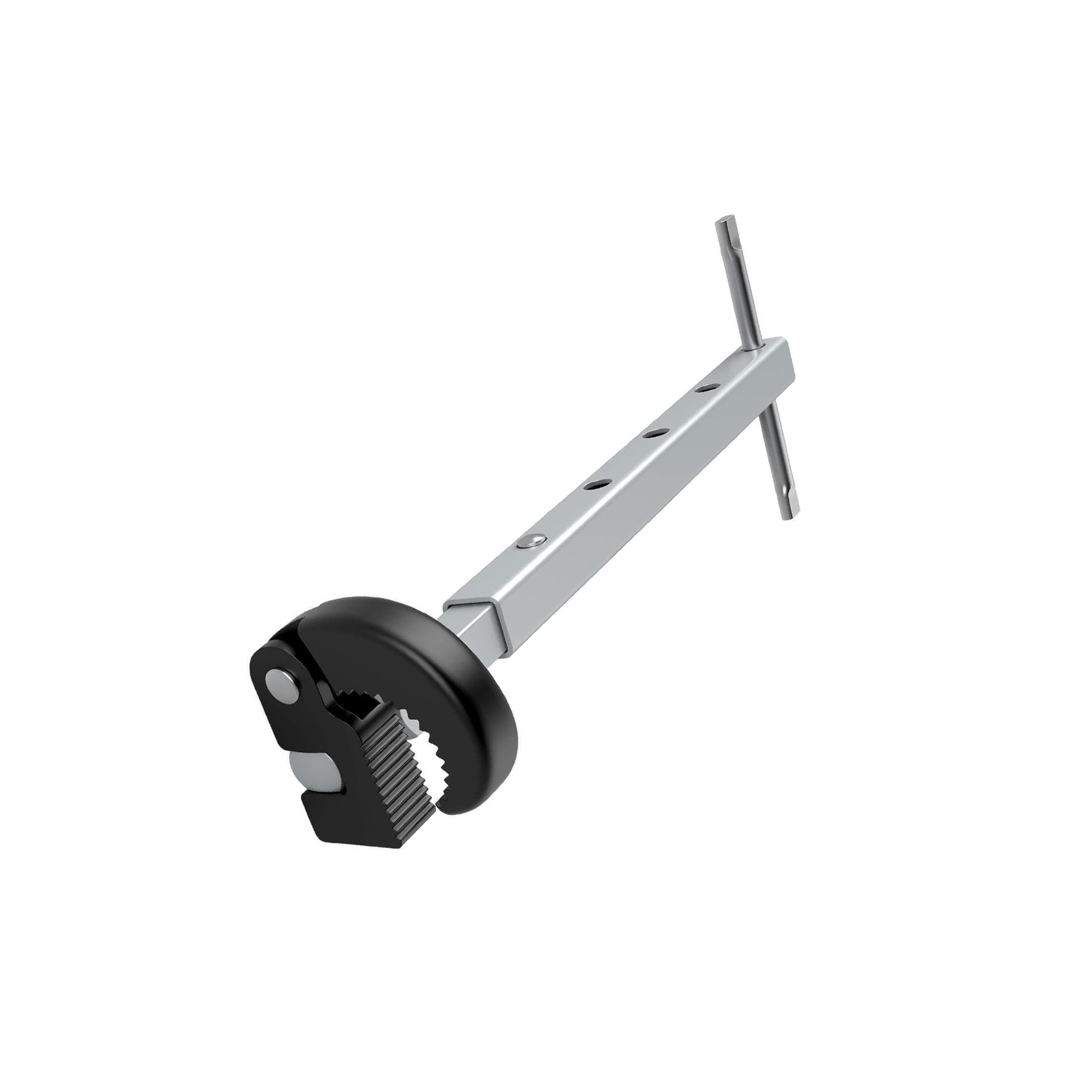 Pixzcsa Sink Wrench Plumbing Tool Easy To Adjustable Jaw Mechanism Designed To Fit Various Sizes And Types Head Pivots Up 180 Degrees Plumber Wrench Basin