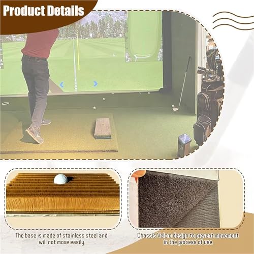 Tapis de frappe de golf simule un vrai bunker de parcours - 4