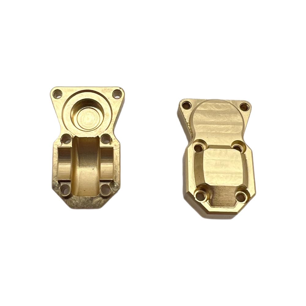 ZRRC Brass Diff Cover Front and Rear Axles Housing Cover Cover for 1/24 Axial SCX24 AXI90081 AXI00001 AXI00002 AXI00005 AXI00006RC Crawler Car