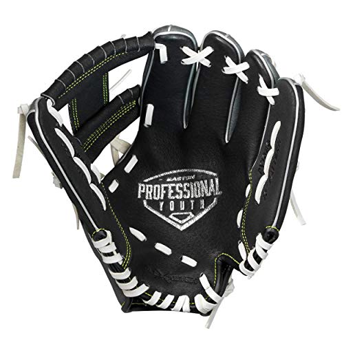 Easton | PROFESSIONAL YOUTH Baseball Glove | 10" | RHT | Black/Grey/Optic | I Web | PY10BR - image 2