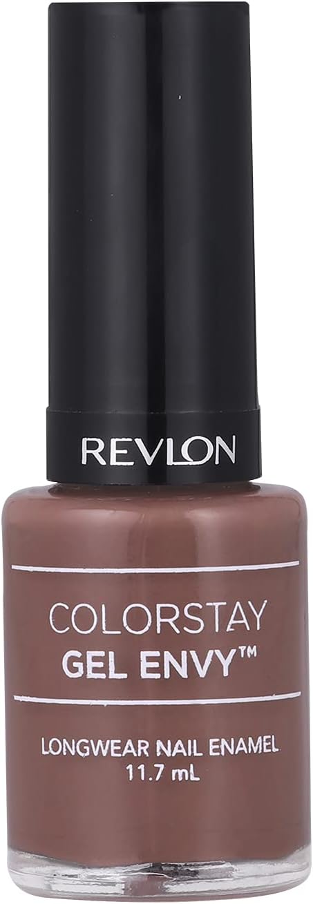 Revlon Colorstay Gel Envy Long Wear Nail Enamel, Brown 2 of A Kind, 11.7ml