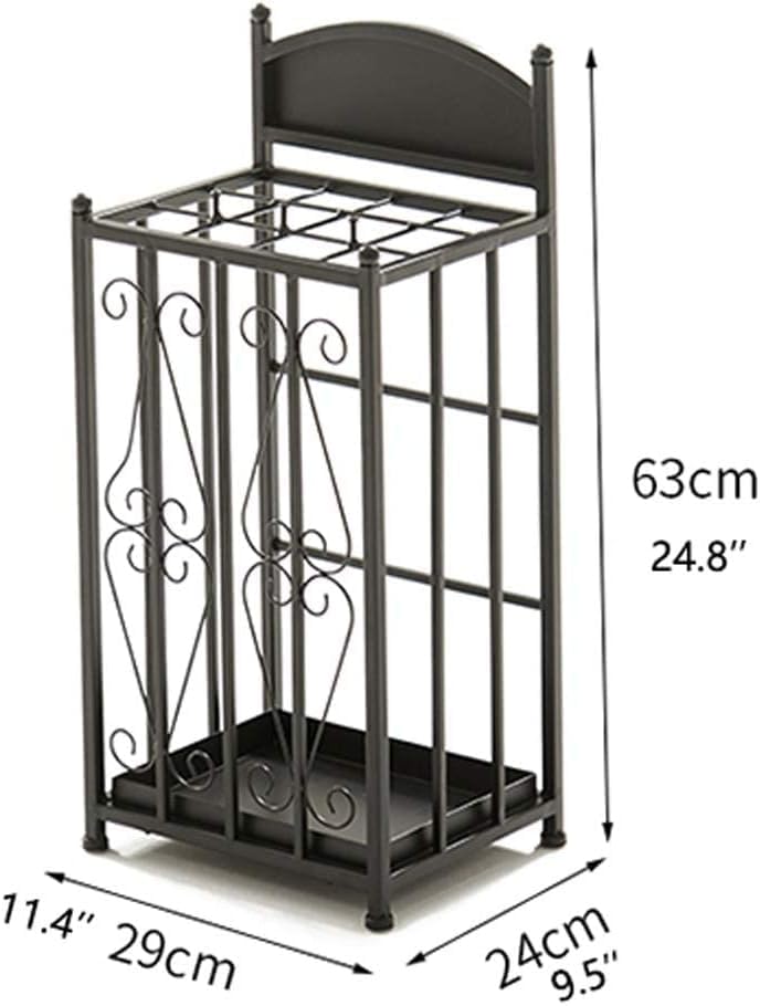 Soporte para sombrillas de hierro forjado para una decoración sofisticada 3