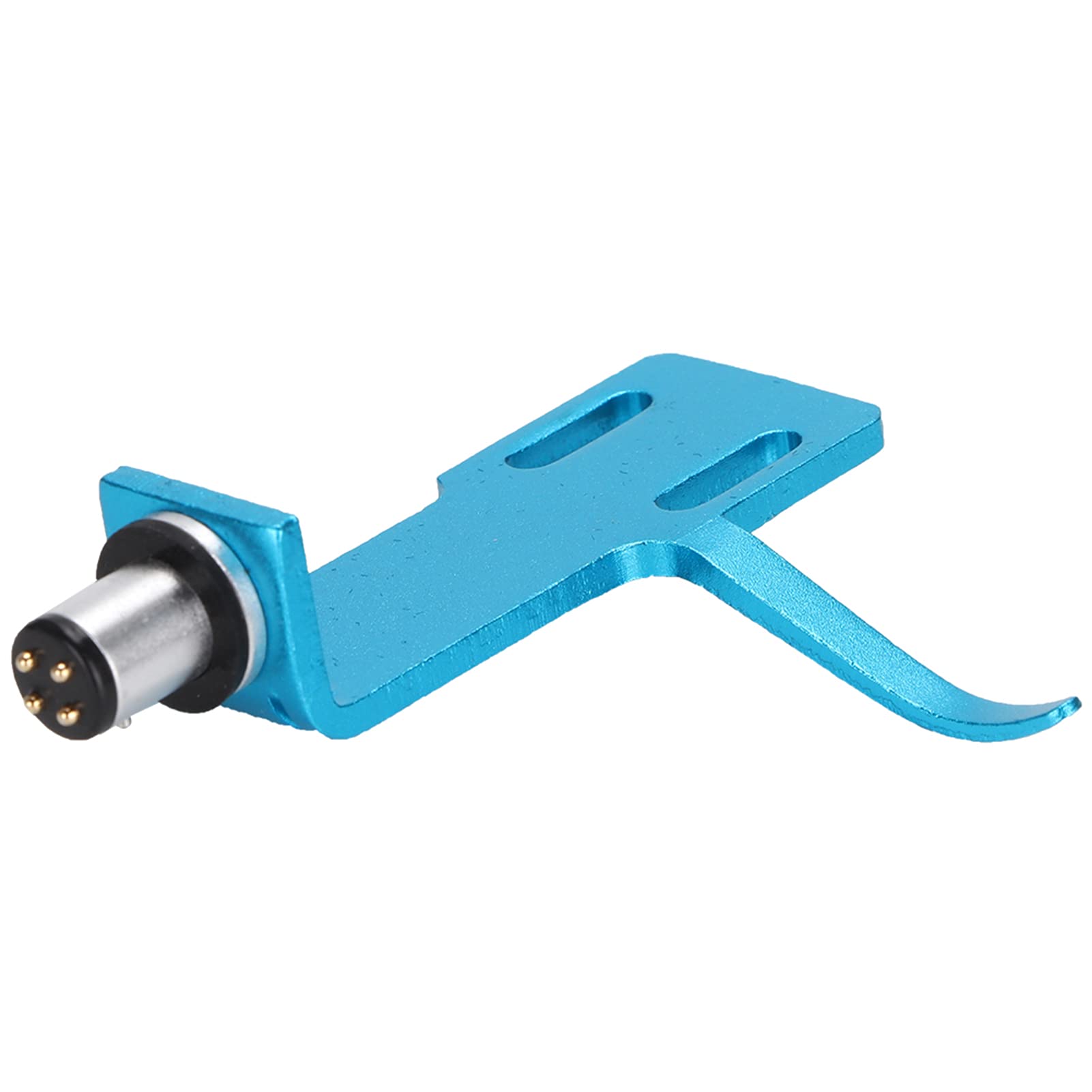 Phono Headshell, Giradischi Giradischi Lettore Fonografo con Cavo di Collegamento, Cartuccia Fono di Fascia Alta Kit Giradischi (blu)