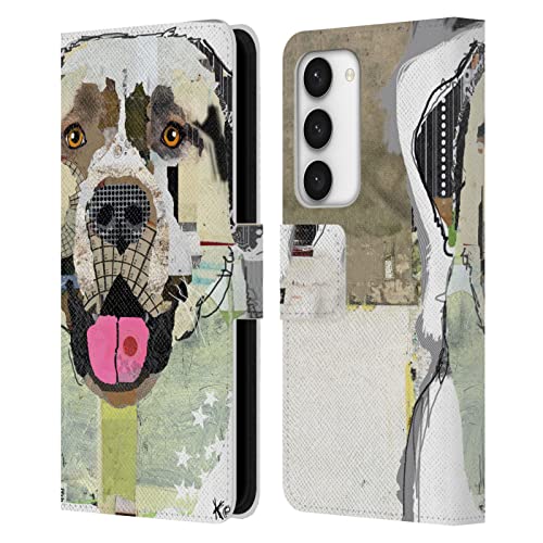 Housse cuir Michel Keck Samsung S23, finition premium Anatolian Shepherd