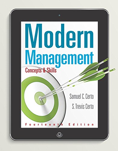 Modern Management: Concepts and Skills Plus MyL... 0133997081 Book Cover